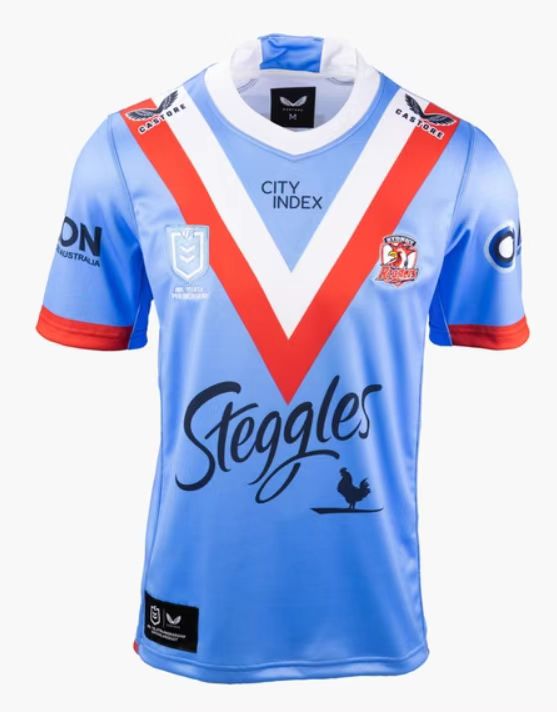 2022 Season Sydney Roosters A12 Blue Color Rugby Jersey